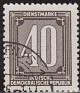 Germany 1956 Numbers 40 DM Black Scott O31